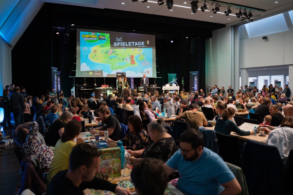 Mehr als 4.000 Besucher/innen kamen am vergangenen Wochenende zu den Spieletagen des Landes OÖ in den Linzer Ursulinenhof. (c) Florian Berger